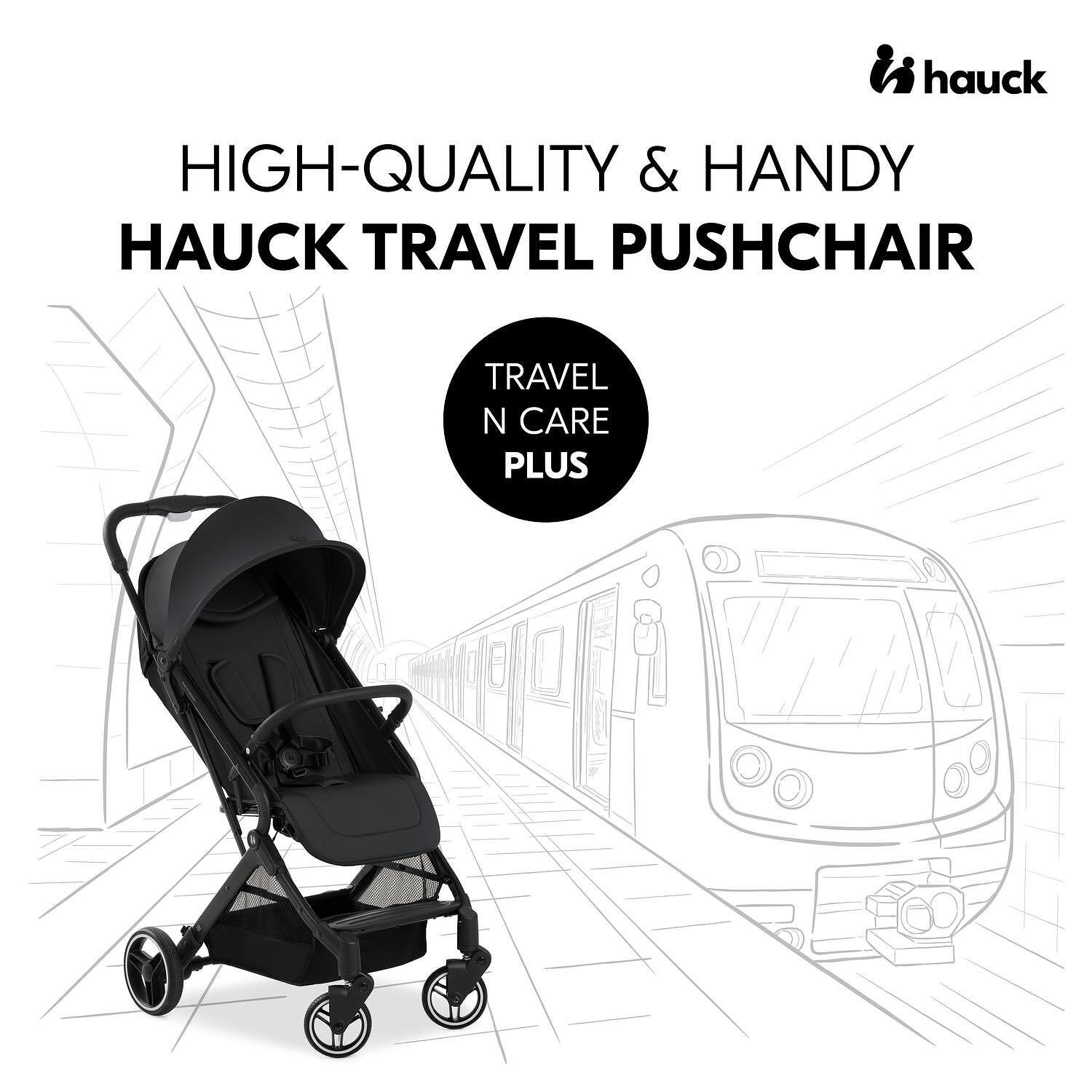 Детска Лятна Количка Travel N Care Plus Black Hauck