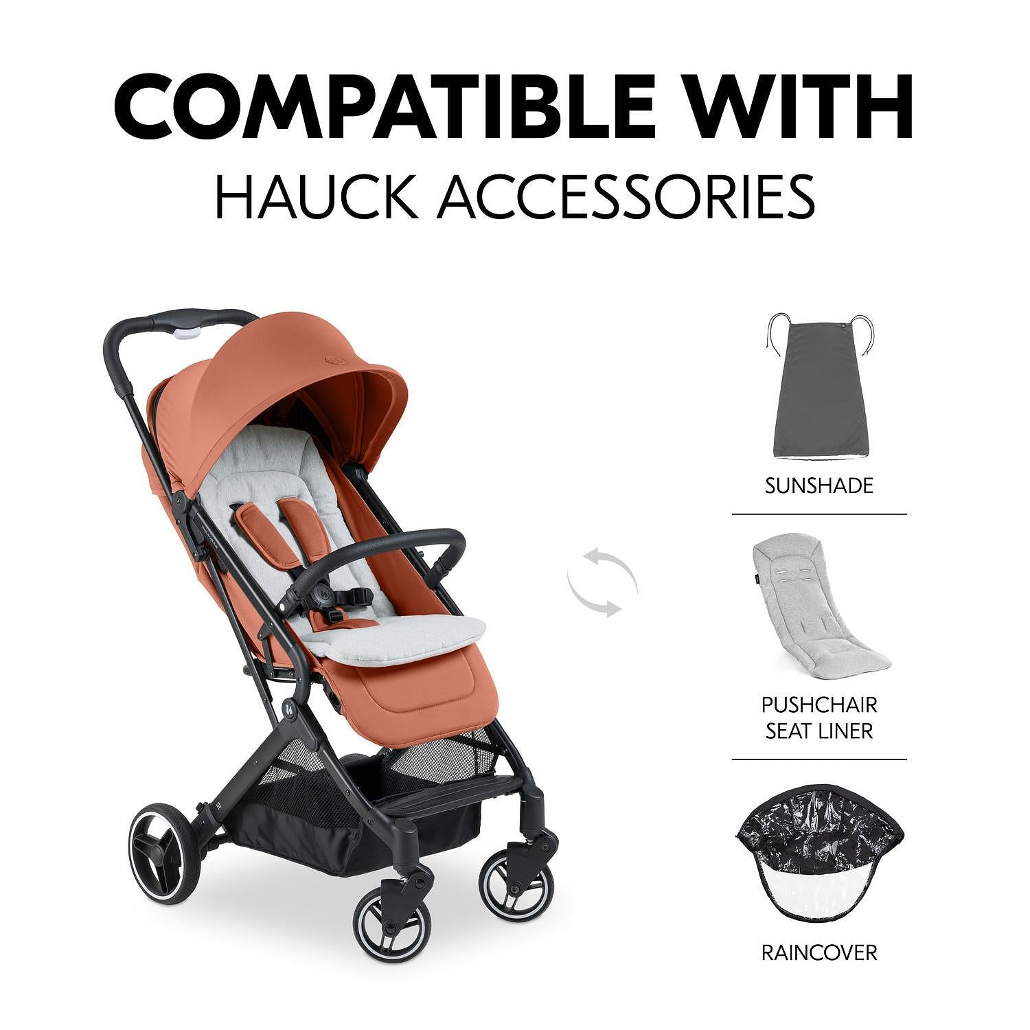 Детска Лятна Количка Travel N Care Plus Cork Hauck
