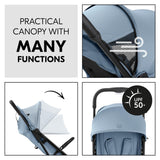 Детска Лятна Количка Travel N Care Plus Dusty Blue Hauck