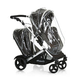 Детска Количка За Близнаци Duett 2 Black Hauck