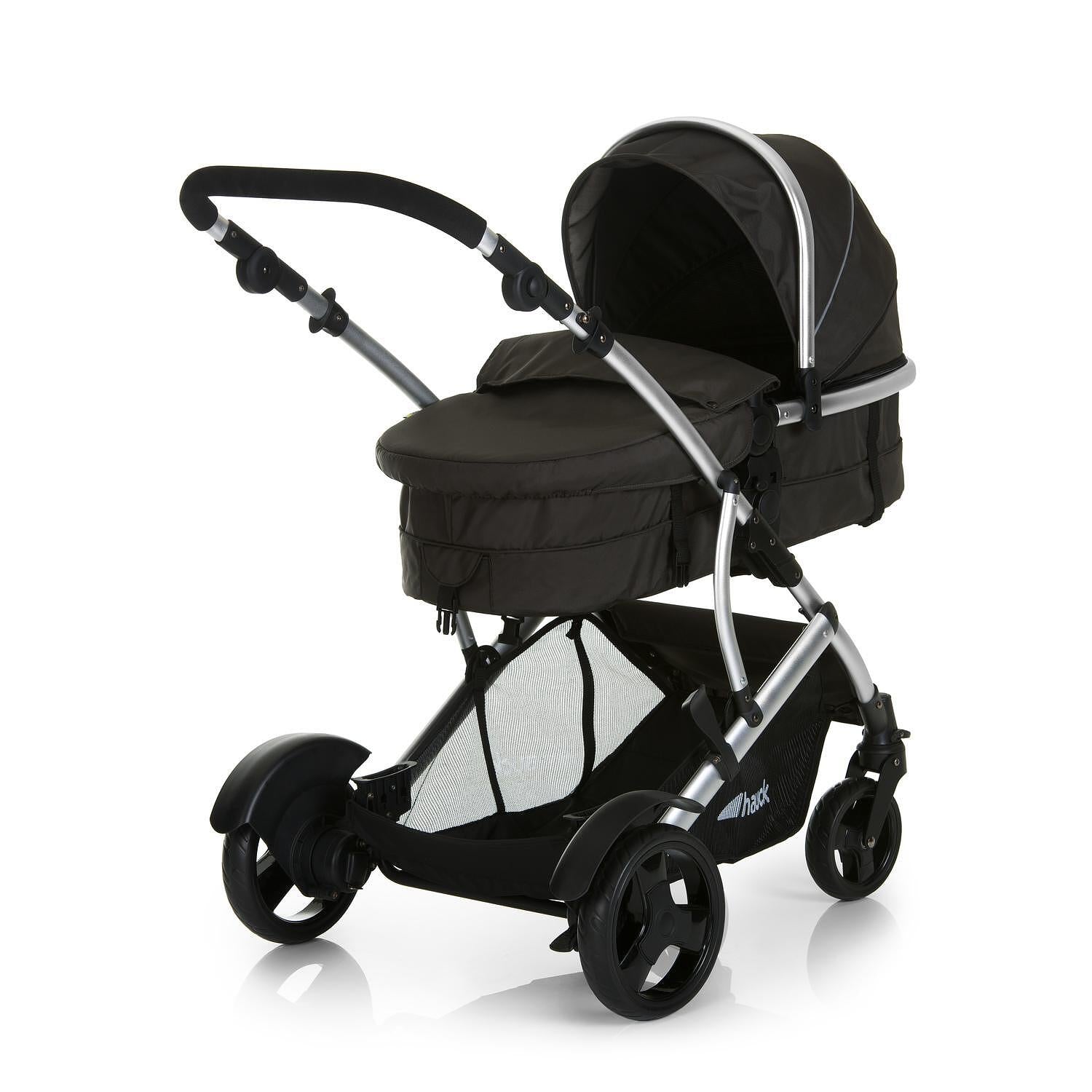 Детска Количка За Близнаци Duett 2 Black Hauck