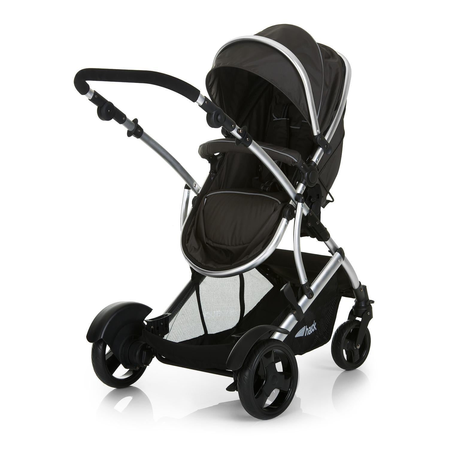 Детска Количка За Близнаци Duett 2 Black Hauck