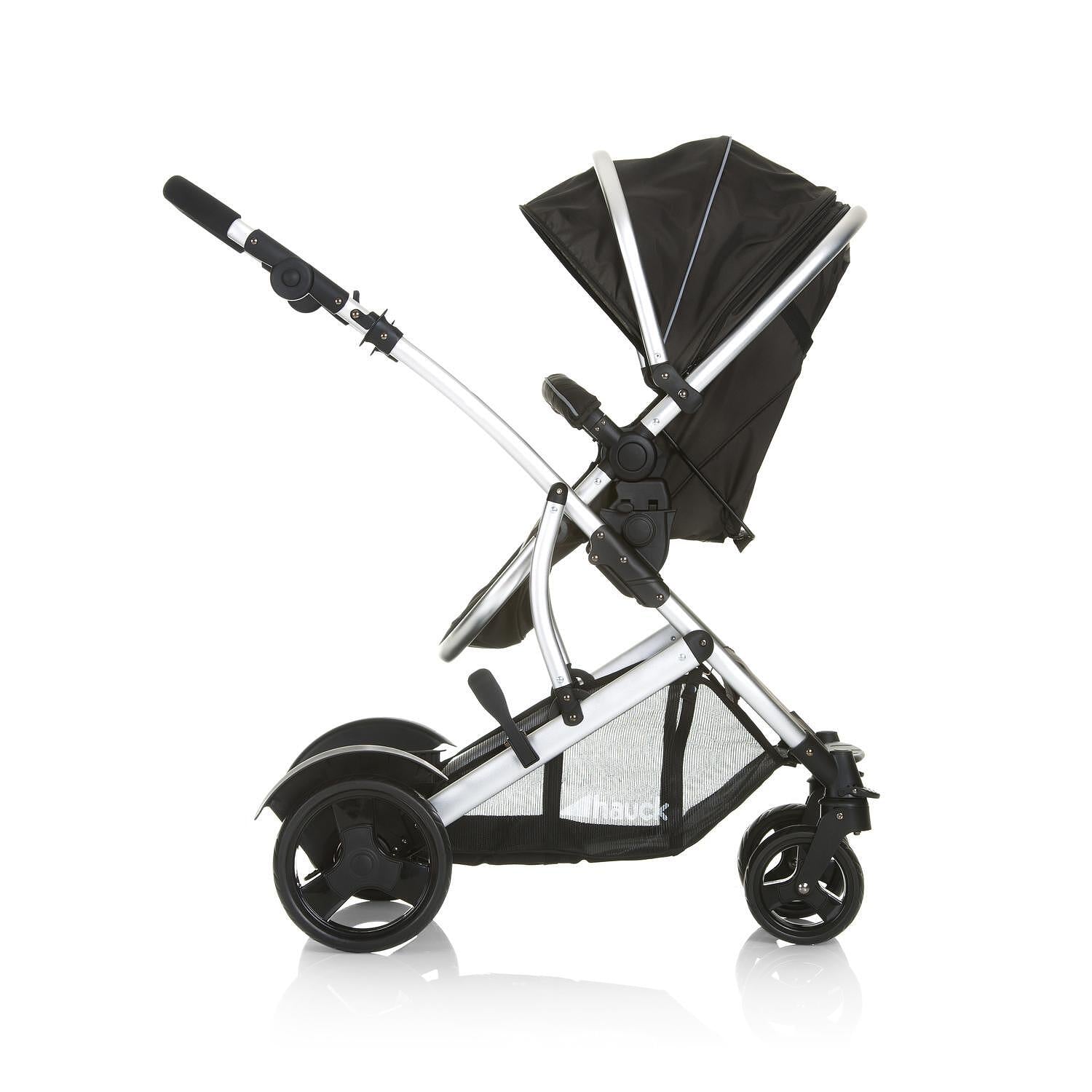 Детска Количка За Близнаци Duett 2 Black Hauck