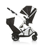 Детска Количка За Близнаци Duett 2 Black Hauck