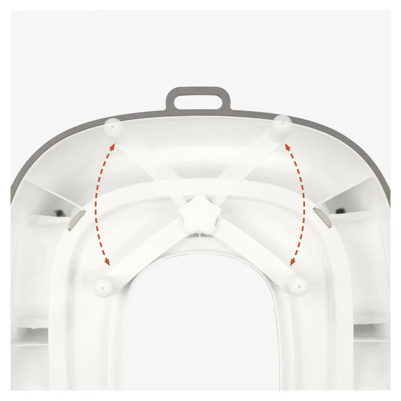 Детска Седалка За Тоалетна Чиния Toilet Baby Seat Grey Hauck