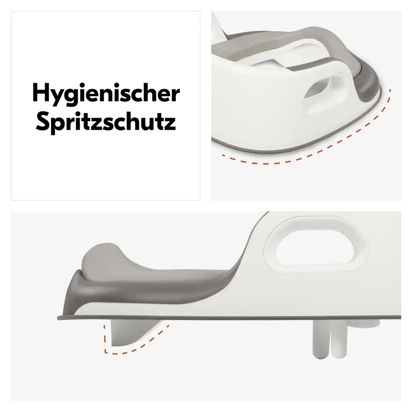 Детска Седалка За Тоалетна Чиния Toilet Baby Seat Grey Hauck