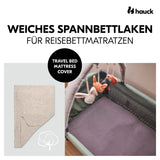 Детски Чаршаф За Сгъваем Матрак Travel Bed Mattress Cover Beige Hauck