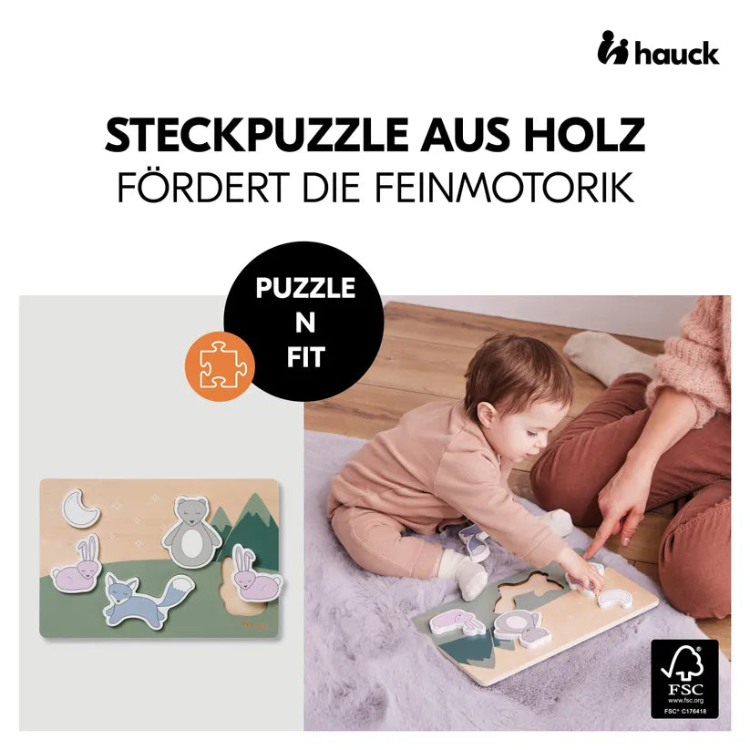 Детски Пъзел Puzzle N Fit Forest Hauck