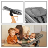 Детско Столче За Хранене Alpha Newborn Set Pro Nature Grey Hauck