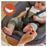 Детско Столче За Хранене Alpha Newborn Set Pro Nature Grey Hauck