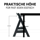 Детско Столче За Хранене Alpha+b Black Hauck