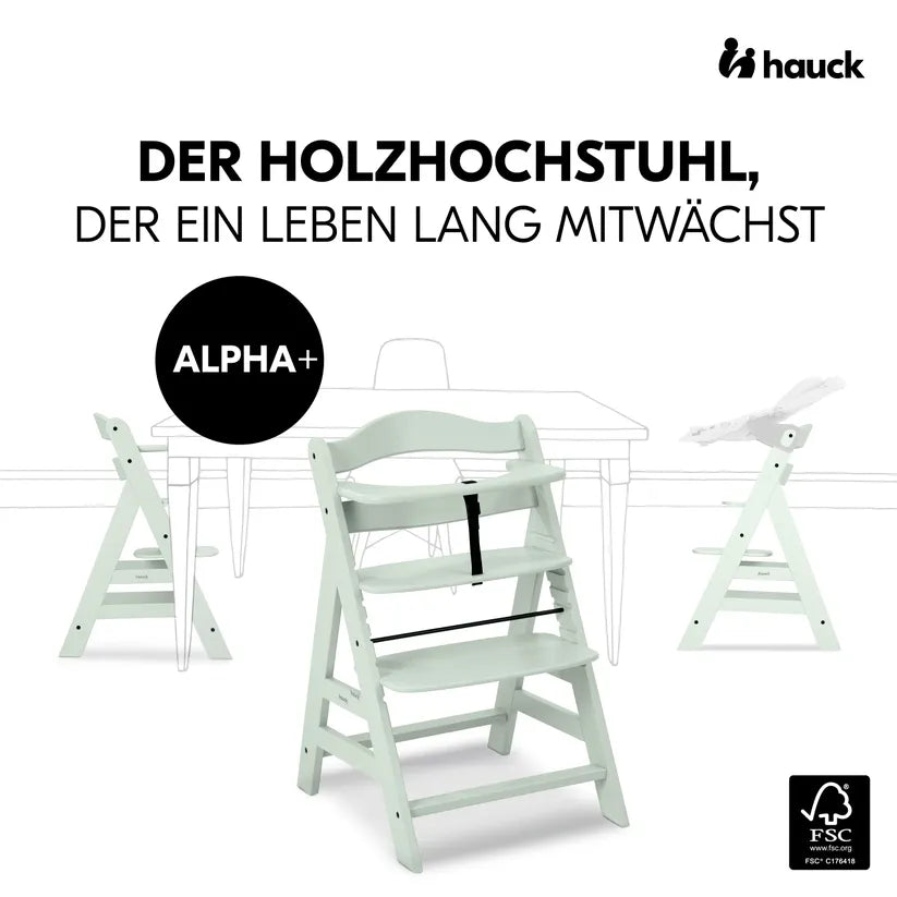 Детско Столче За Хранене Alpha+b Mint Hauck