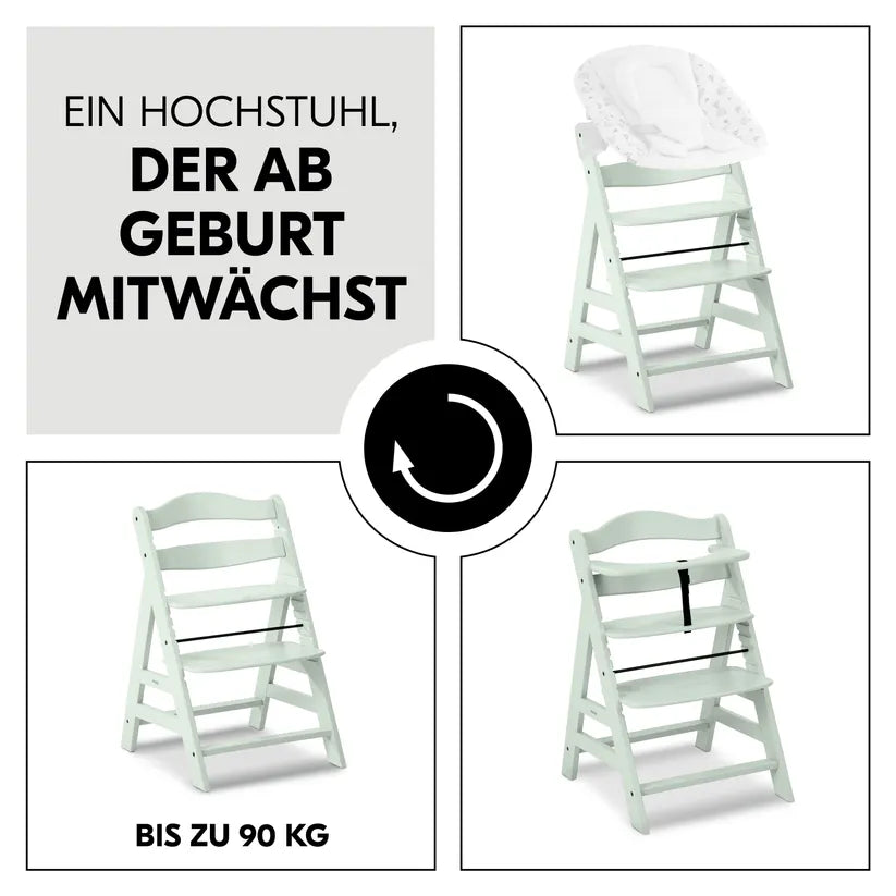 Детско Столче За Хранене Alpha+b Mint Hauck