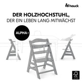 Детско Столче За Хранене Alpha+b Grey Hauck