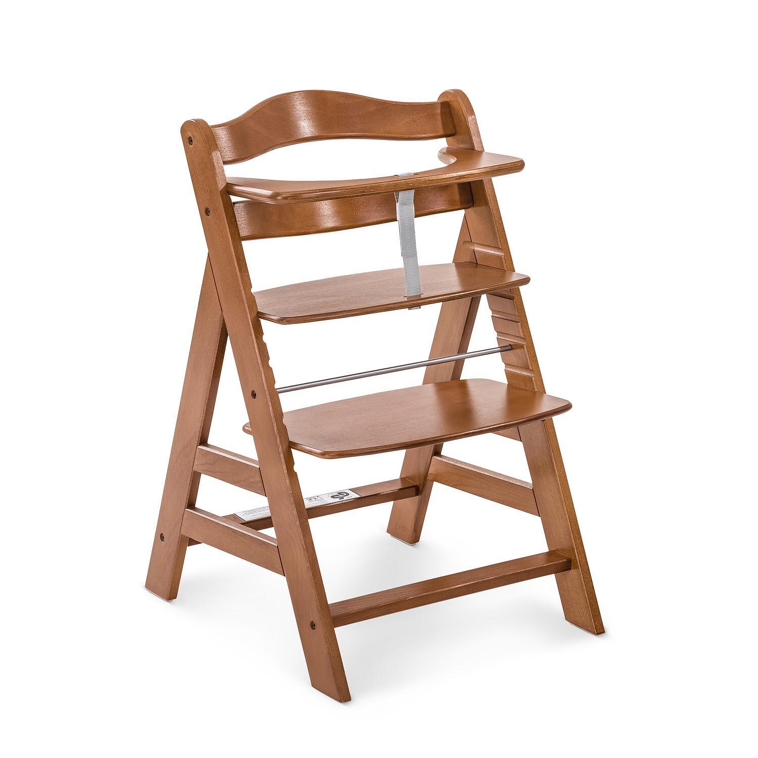 Детско Столче За Хранене Alpha+b Walnut Hauck