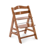 Детско Столче За Хранене Alpha+b Walnut Hauck