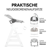 Детско Столче За Хранене Alpha+b White Hauck