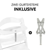 Детско Столче За Хранене Alpha+b White Hauck