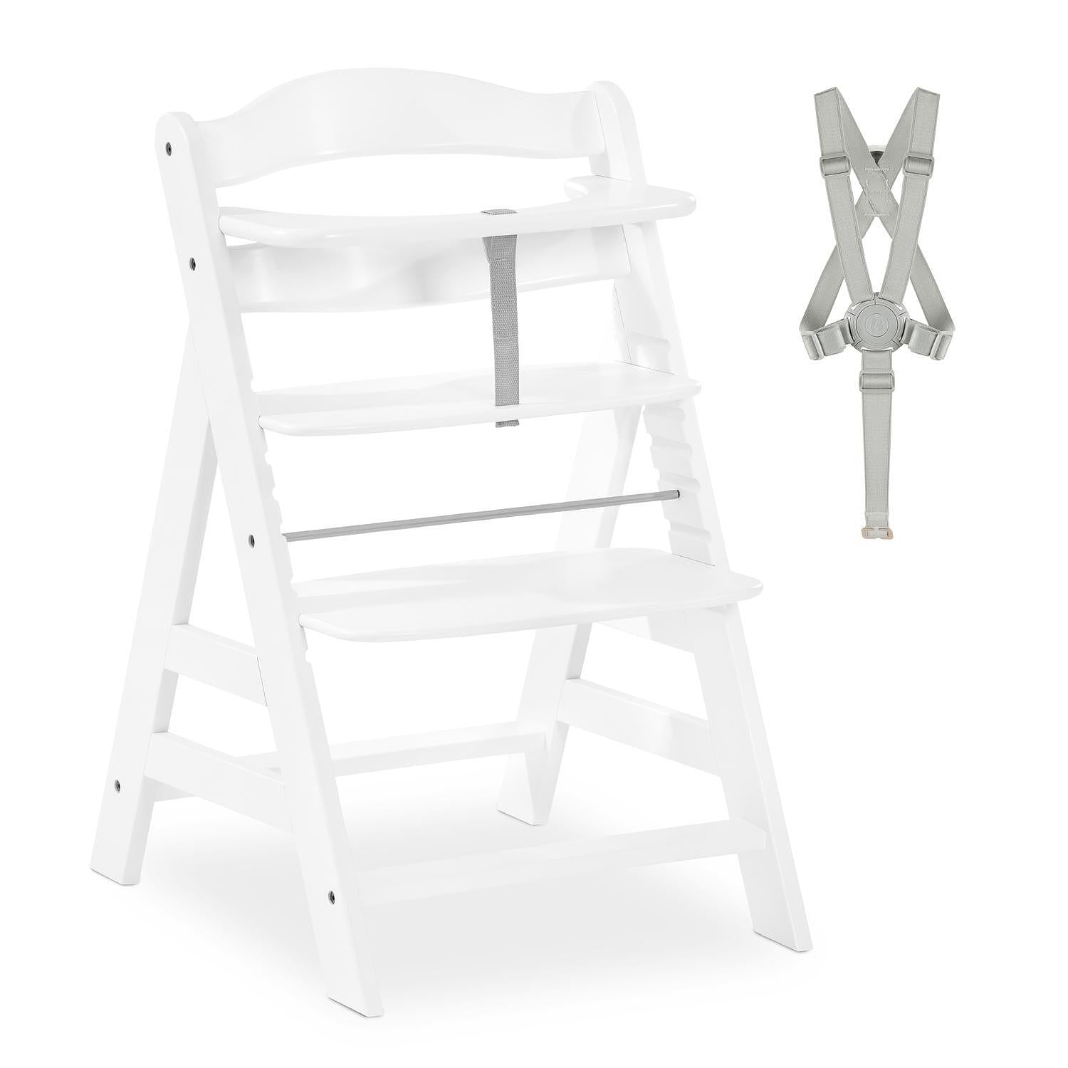 Детско Столче За Хранене Alpha+b White Hauck