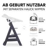 Детско Столче За Хранене Beta+ Dark Grey Hauck