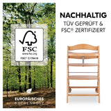 Детско Столче За Хранене Beta+ Natural Hauck