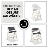 Детско Столче За Хранене Beta+ White Hauck