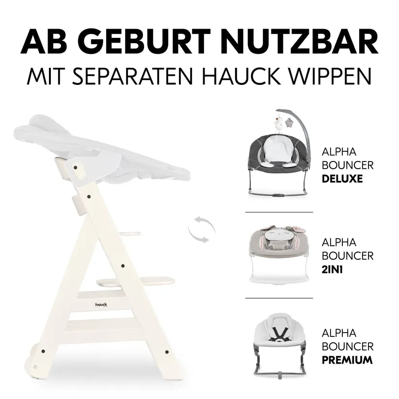 Детско Столче За Хранене Beta+ White Hauck