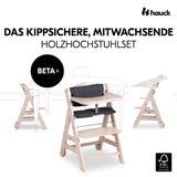 Детско Столче За Хранене Beta+ Whitewashed Hauck