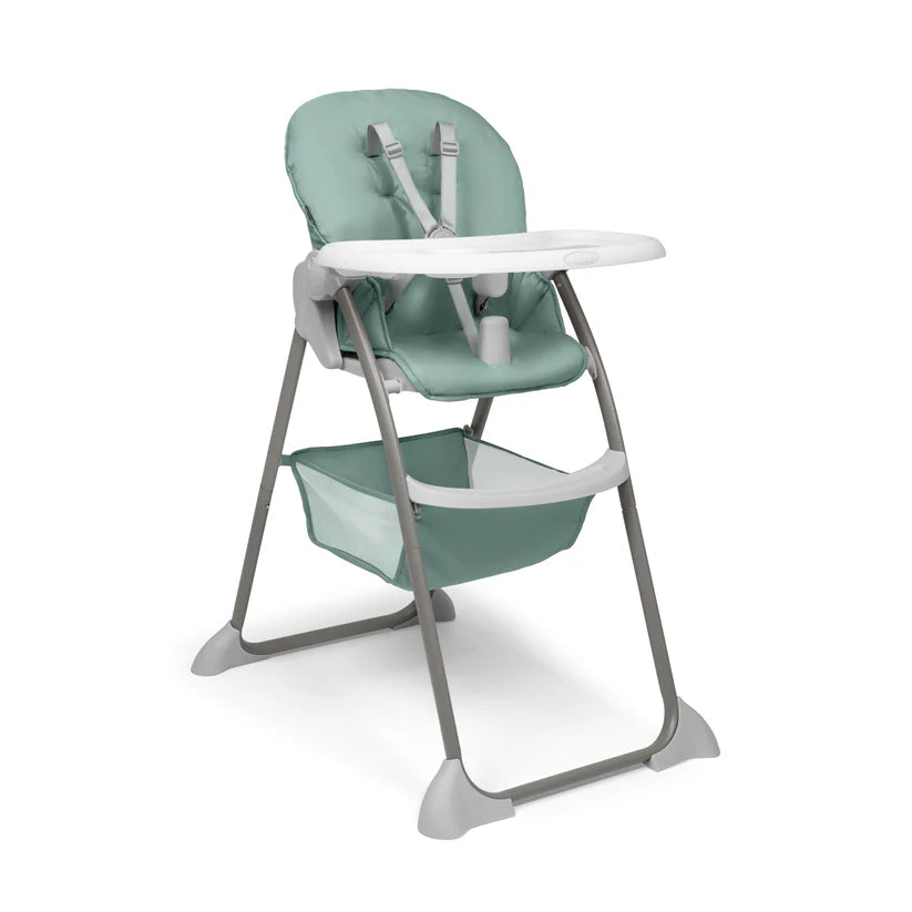 Детско Столче За Хранене Sit N Fold Dusty Mint Hauck