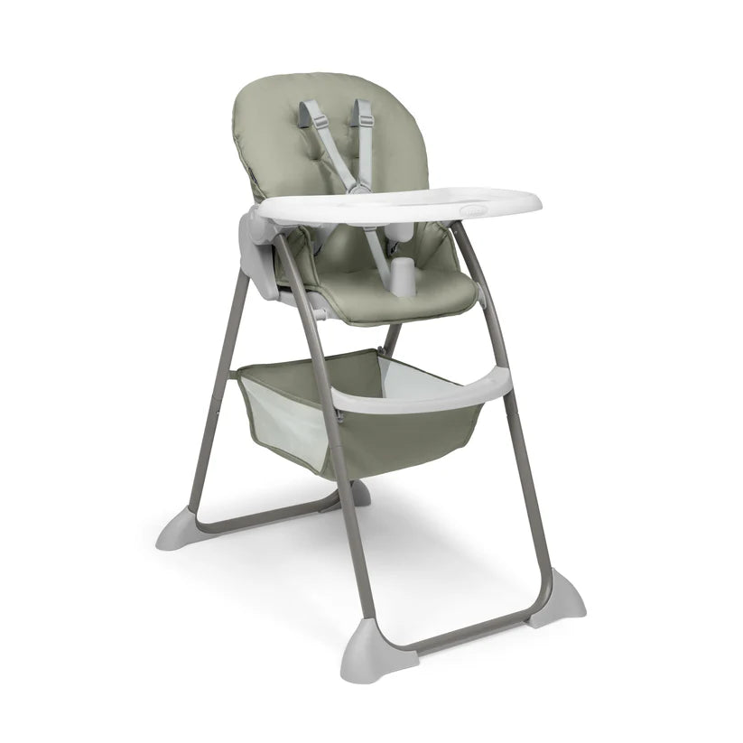 Детско Столче За Хранене Sit N Fold Sage Hauck