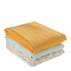 Комплект Пелени От Муселин 3 Бр Cuddle N Clean Honey Mint Leo Natural Hauck