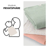 Комплект Пелени От Муселин 3 Бр Cuddle N Clean Sage Beige Dots Cork Hauck