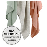 Комплект Пелени От Муселин 3 Бр Cuddle N Clean Sage Beige Dots Cork Hauck