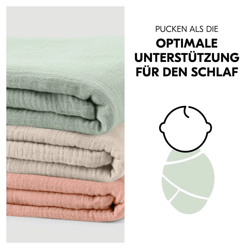 Комплект Пелени От Муселин 3 Бр Cuddle N Clean Sage Beige Cork Hauck