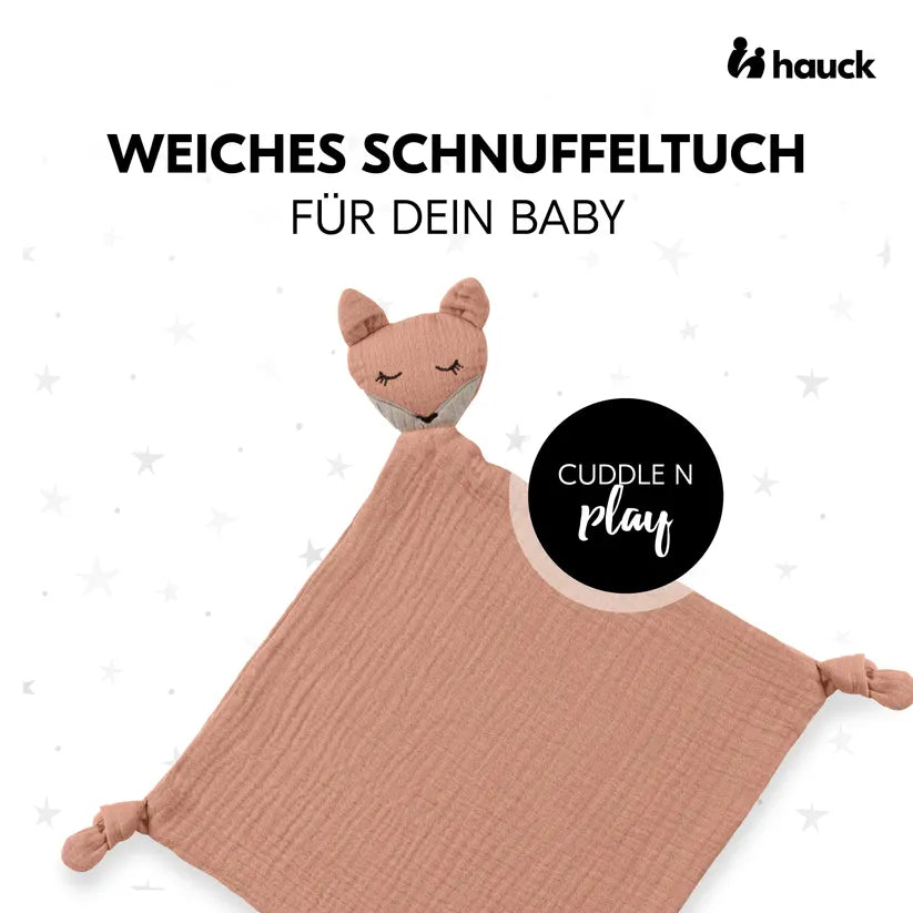Мека Кърпа За Гушкане Cuddle N Play Fox Cork Hauck