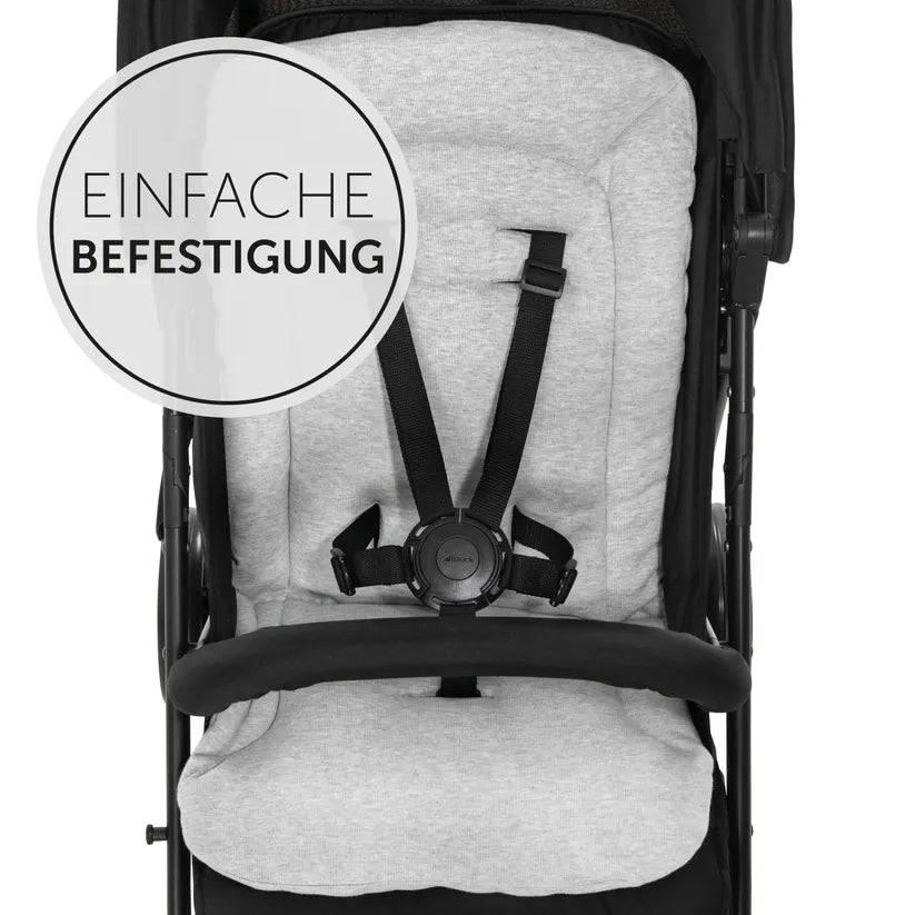 Подложка За Количка Pushchair Seat Liner Light Grey Hauck