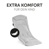 Подложка За Количка Pushchair Seat Liner Light Grey Hauck
