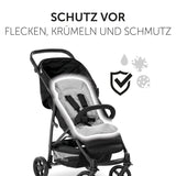 Подложка За Количка Pushchair Seat Liner Light Grey Hauck