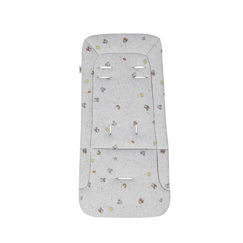 Подложка За Количка Pushchair Seat Liner Mickey & Minnie Grey Hauck