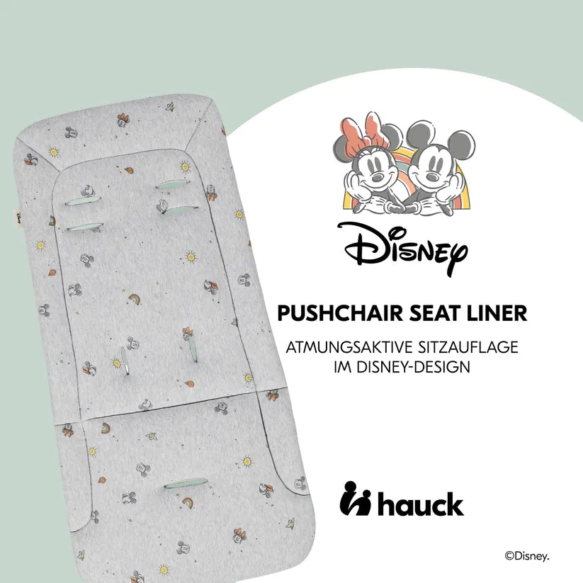 Подложка За Количка Pushchair Seat Liner Mickey & Minnie Grey Hauck