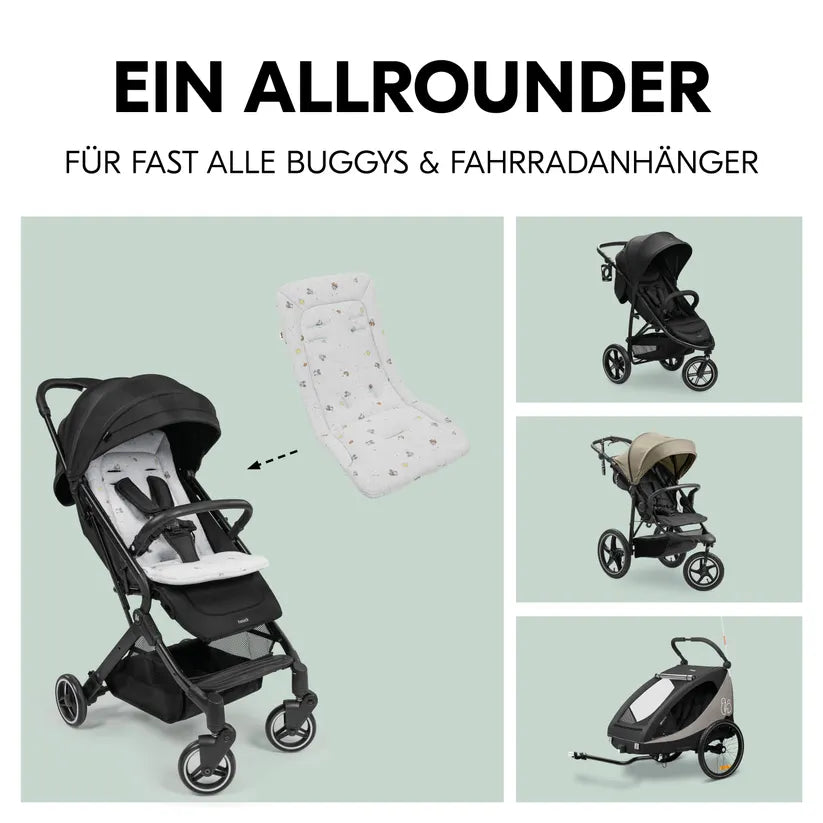 Подложка За Количка Pushchair Seat Liner Mickey & Minnie Grey Hauck