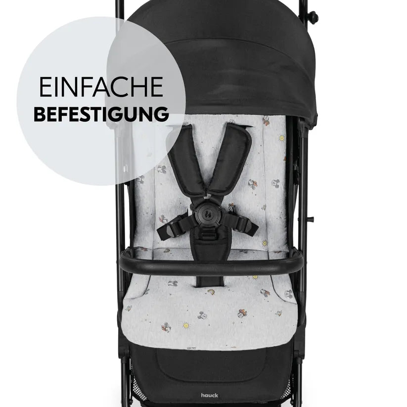 Подложка За Количка Pushchair Seat Liner Mickey & Minnie Grey Hauck