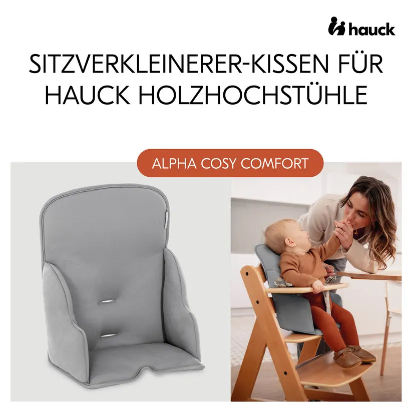 Подложка За Стол За Хранене Alpha Cosy Comfort Stretch Grey Hauck