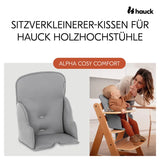Подложка За Стол За Хранене Alpha Cosy Comfort Stretch Grey Hauck