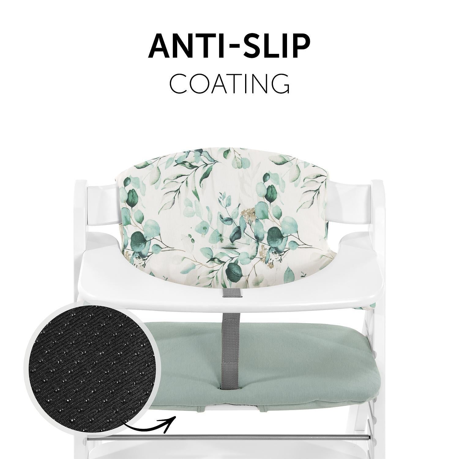 Подложка За Стол За Хранене Highchair Pad Select Jersey Leaves Mint Hauck