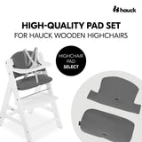 Подложка За Стол За Хранене Highchair Pad Select Muslin Dark Grey Hauck