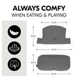Подложка За Стол За Хранене Highchair Pad Select Muslin Dark Grey Hauck