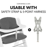 Подложка За Стол За Хранене Highchair Pad Select Muslin Dark Grey Hauck