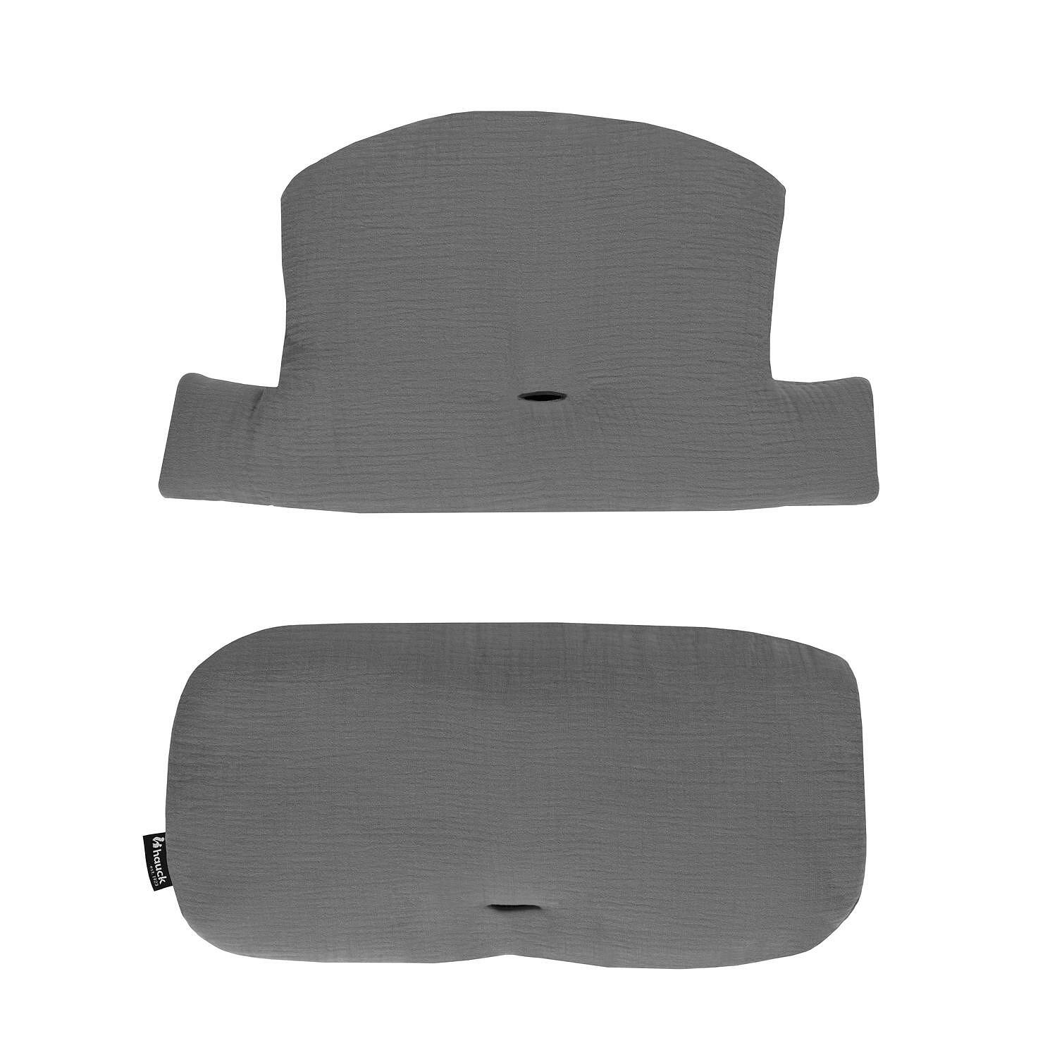 Подложка За Стол За Хранене Highchair Pad Select Muslin Dark Grey Hauck