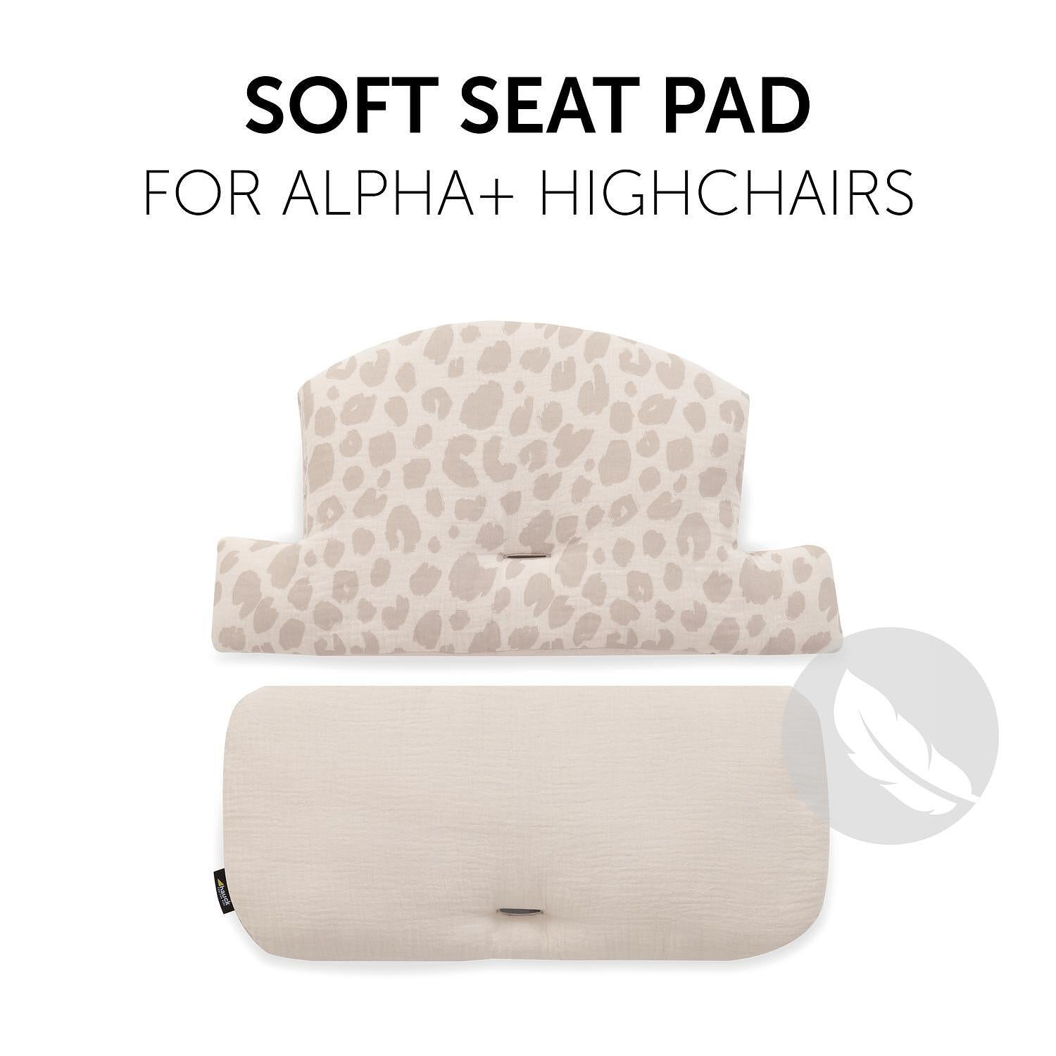Подложка За Стол За Хранене Highchair Pad Select Muslin Leo Natural Hauck